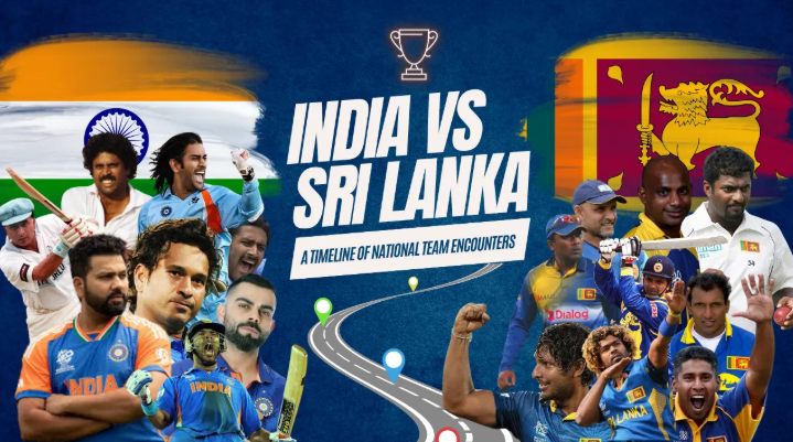 india national cricket team vs sri lanka national cricket team timeline