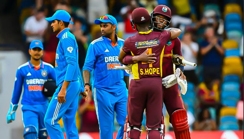 west indies cricket team vs india national cricket team timeline