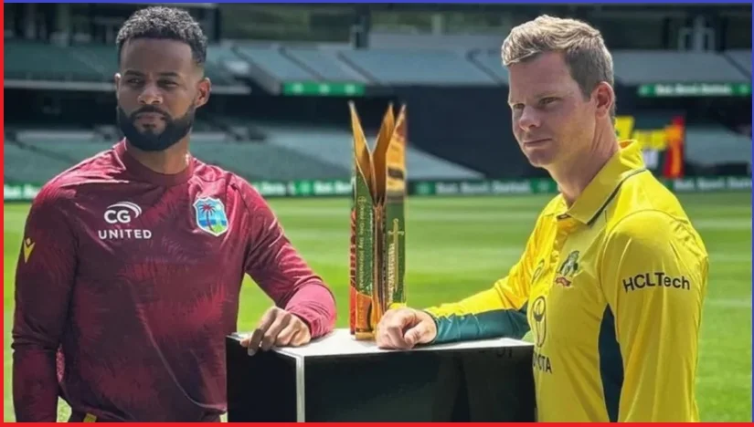 australian men’s cricket team vs west indies cricket team timeline