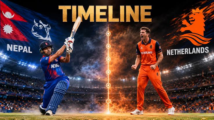 Nepal National Cricket Team Vs Netherlands National Cricket Team Timeline